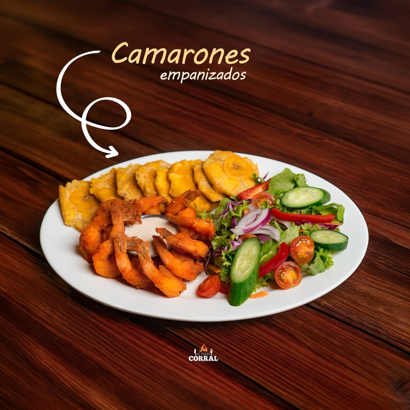 Camarones empanizados
