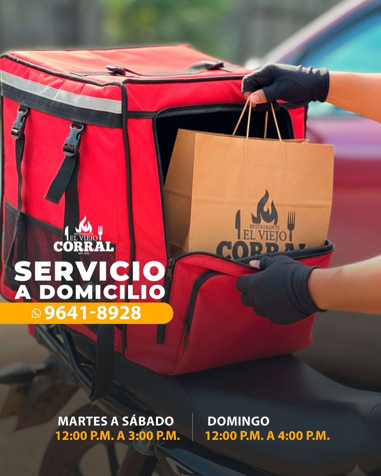 Servicio a domicilio de El Viejo Corral