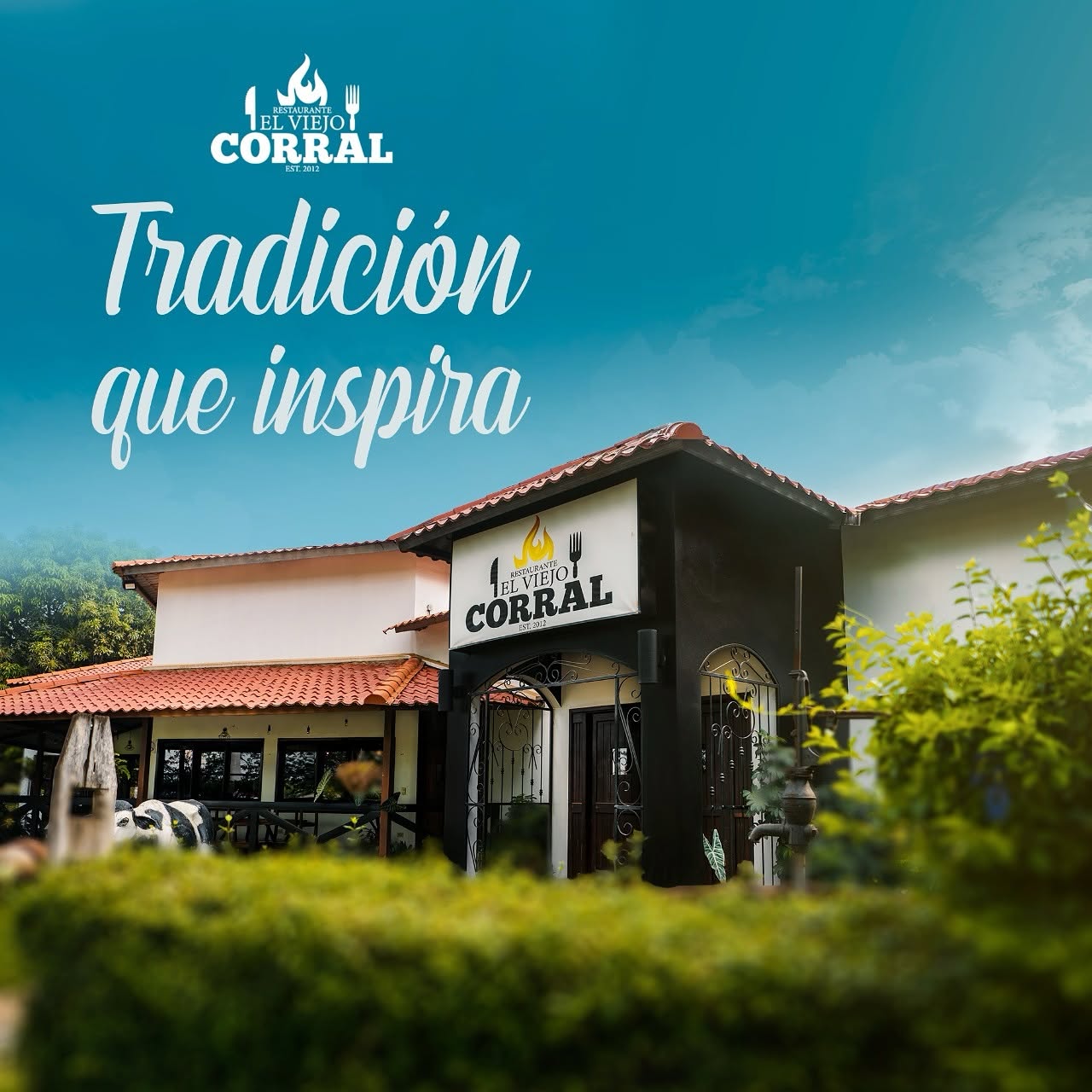 Fachada del restaurante El Viejo Corral en Catacamas
